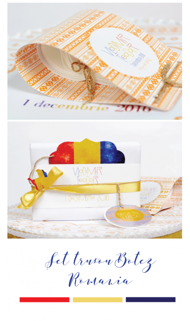 Trusou de botez brodat ideal pentru 1 Decembrie Romania,  Traditie romaneasca 6